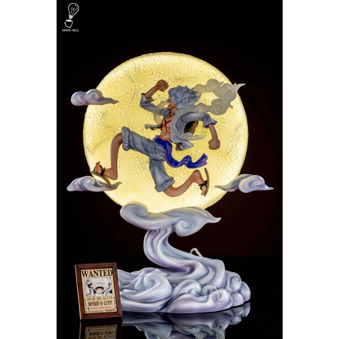 Brain Hole Studio - Sun God Nika Luffy Gear 5 Running to Moon