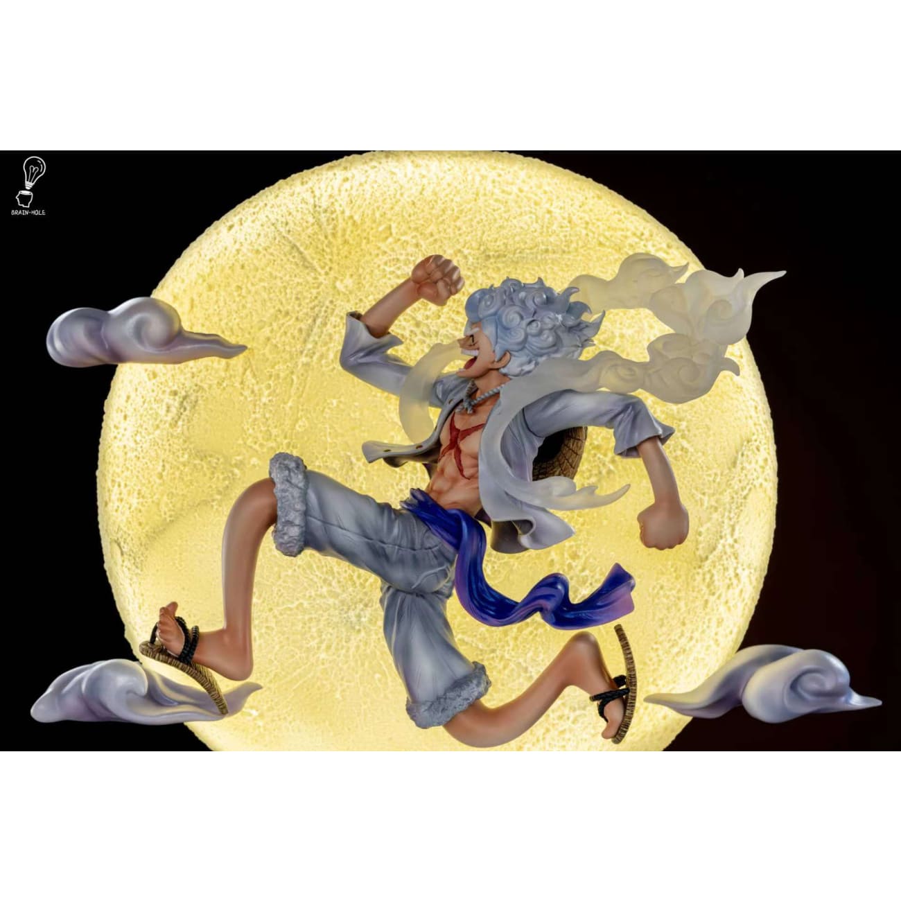 Brain Hole Studio - Sun God Nika Luffy Gear 5 Running – Avolounge