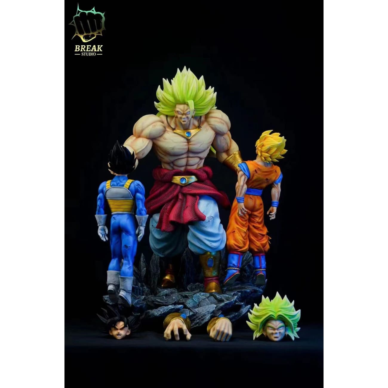 Break Studio - Broly VS Goku & Vegeta