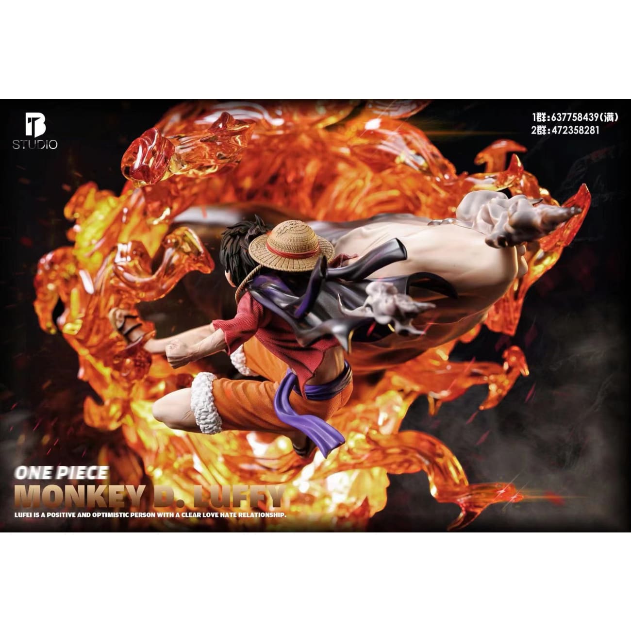 BT Studio - Red Roc Monkey D Luffy