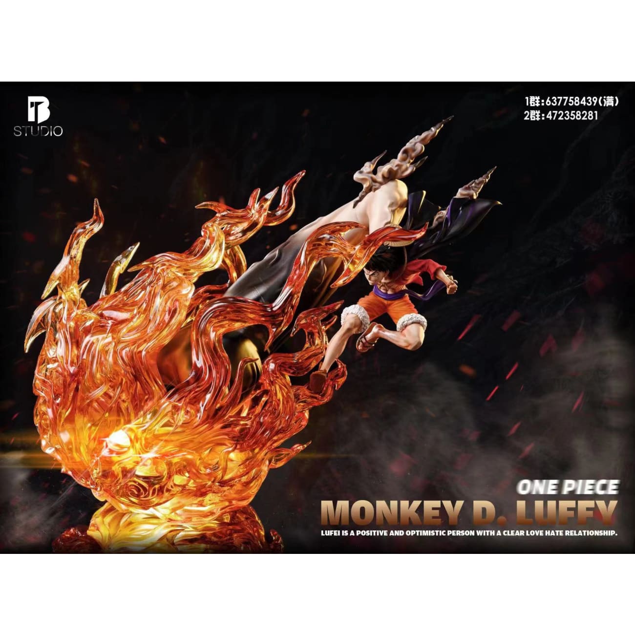 BT Studio - Red Roc Monkey D Luffy