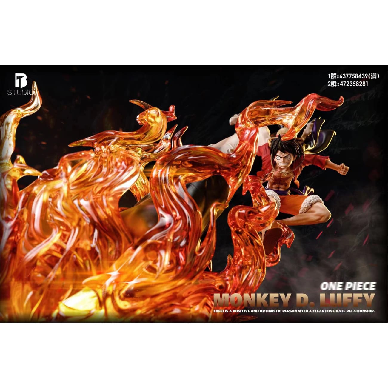 BT Studio - Red Roc Monkey D Luffy