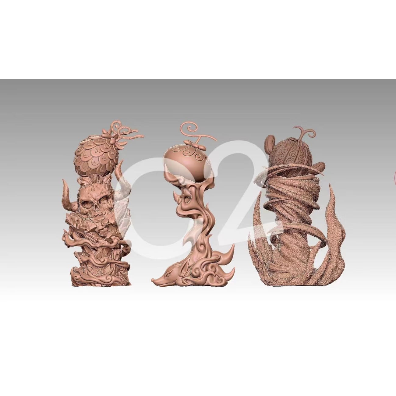 C2 Studio - Fish-Fish Fruit, Model: Azure Dragon [8 Variants]