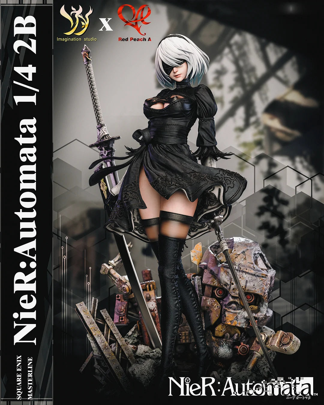 Imagination Studio / YY Studio x Red Peach A Studio - YoRHa No.2 Type B / 2B [3 Variants]