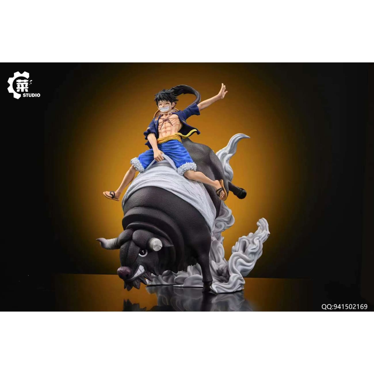 Cai Studio - Bull Riding Luffy