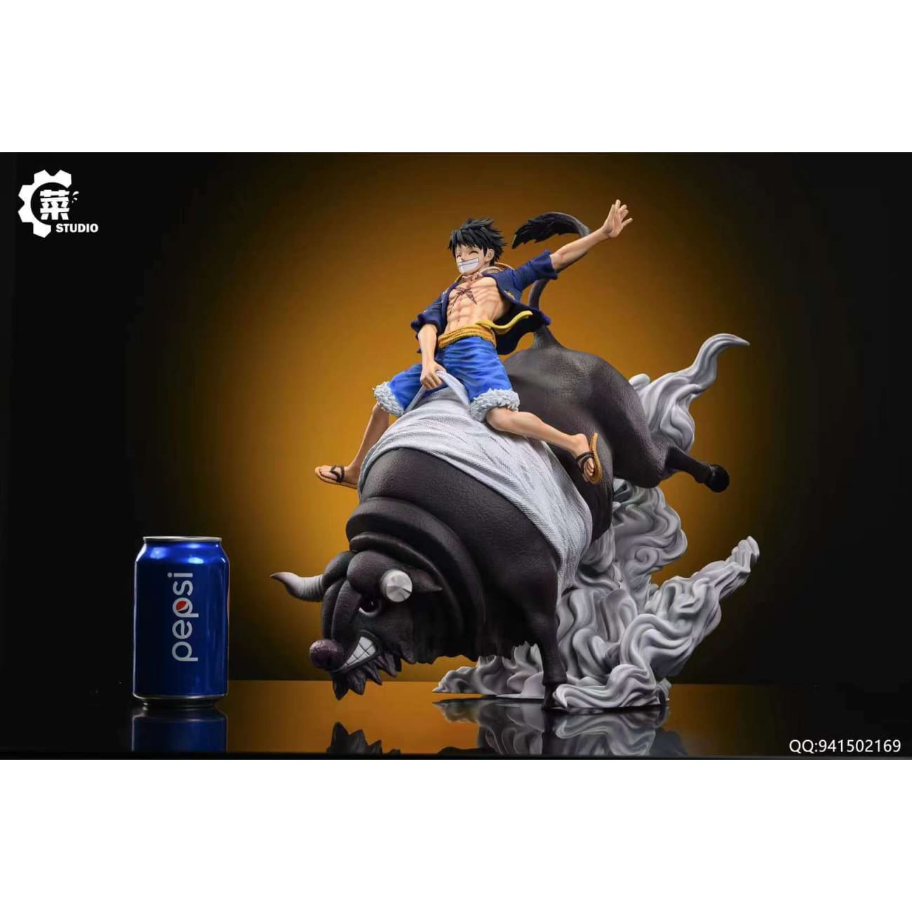 Cai Studio - Bull Riding Luffy
