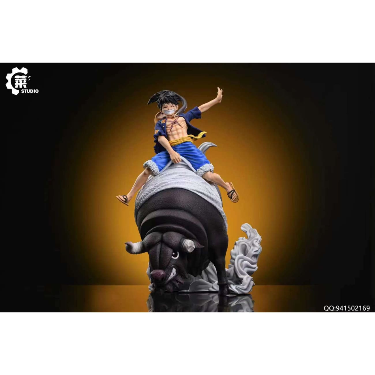 Cai Studio - Bull Riding Luffy