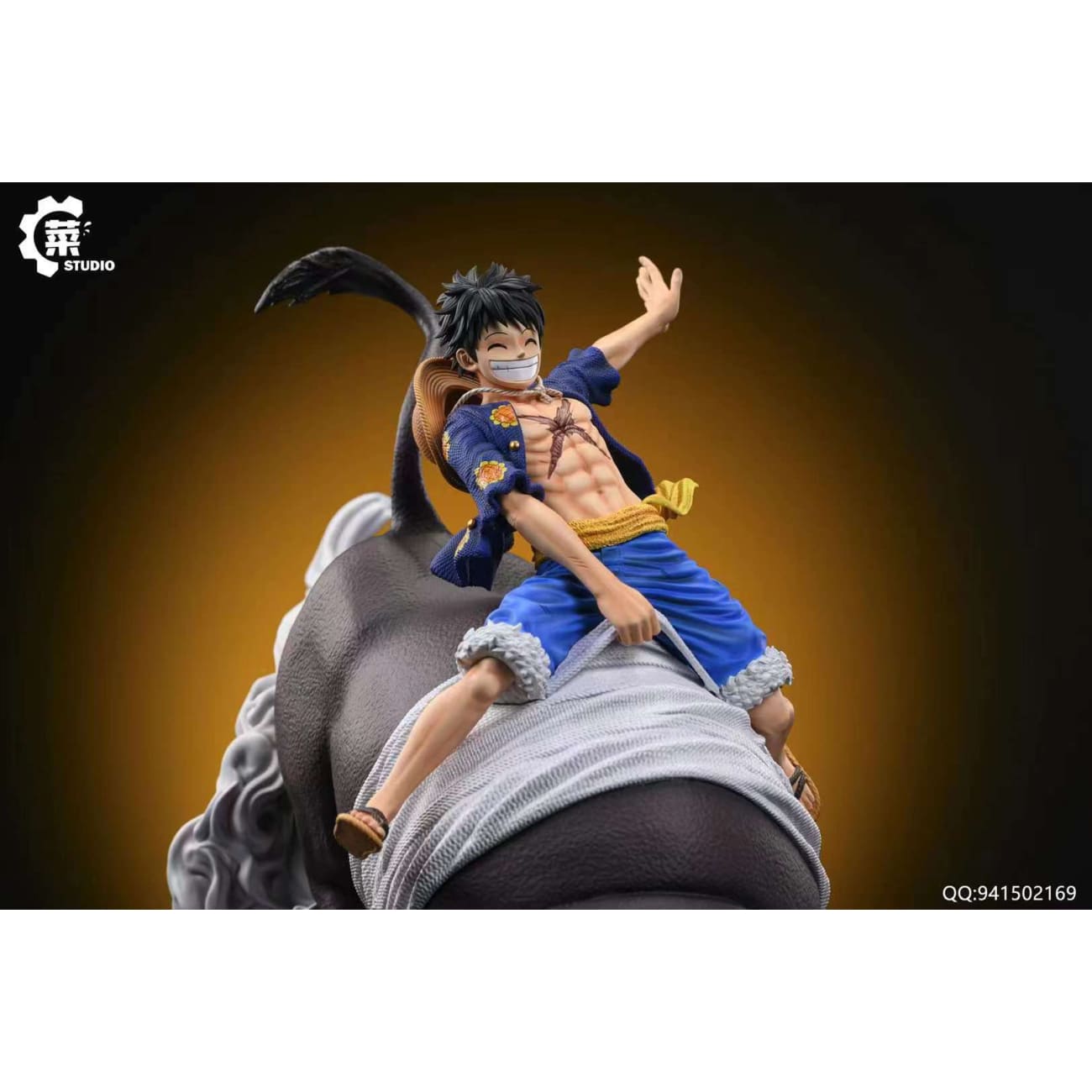 Cai Studio - Bull Riding Luffy