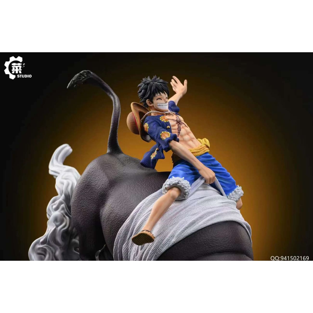 Cai Studio - Bull Riding Luffy