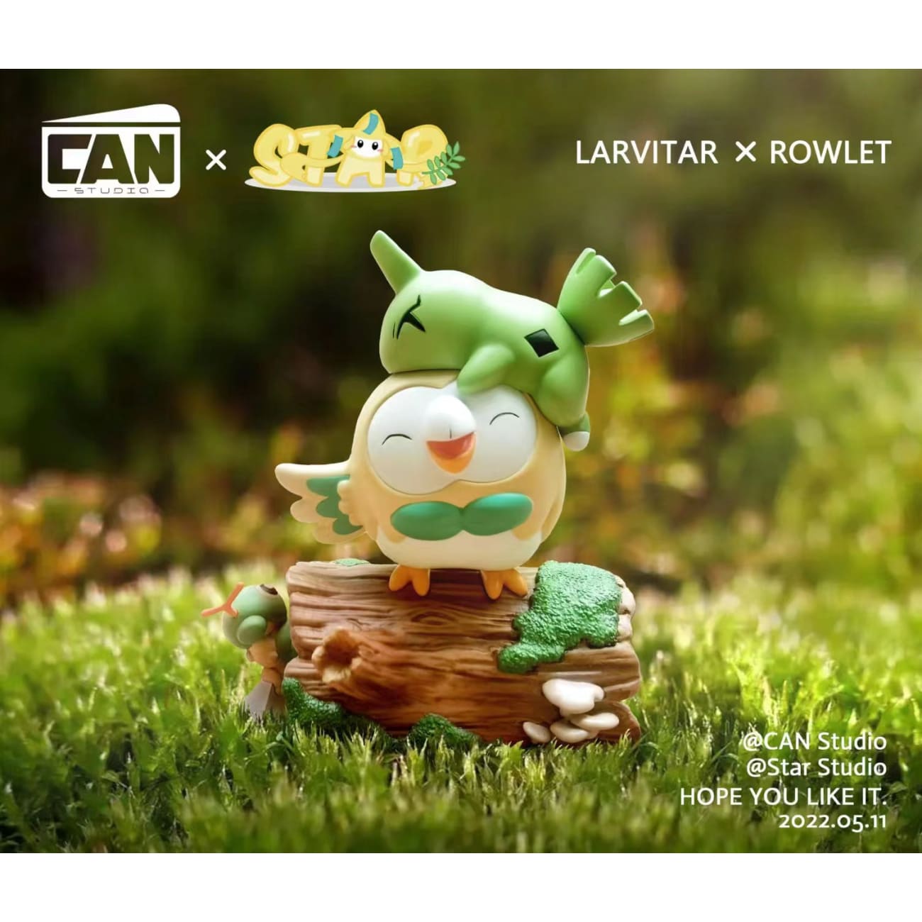 Can Studio X Star Studio - Larvitar & Rowlet 