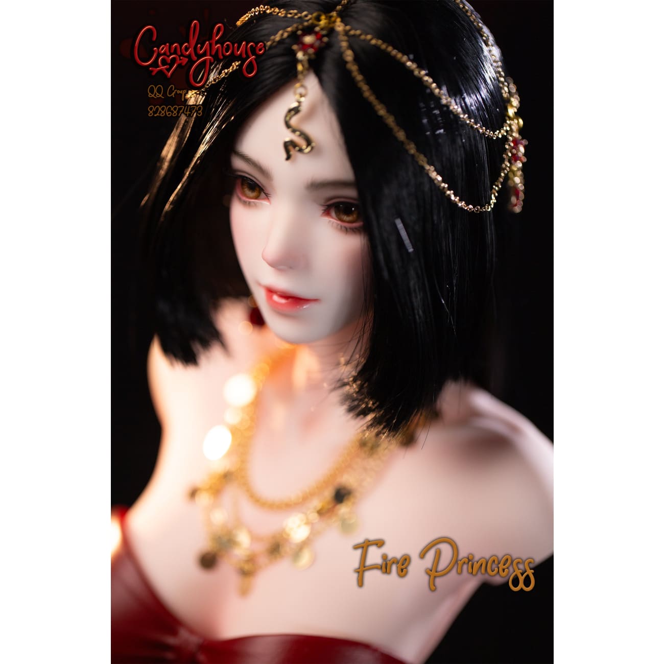Candy House Studio - Fire Princess Bust [Cast Off]