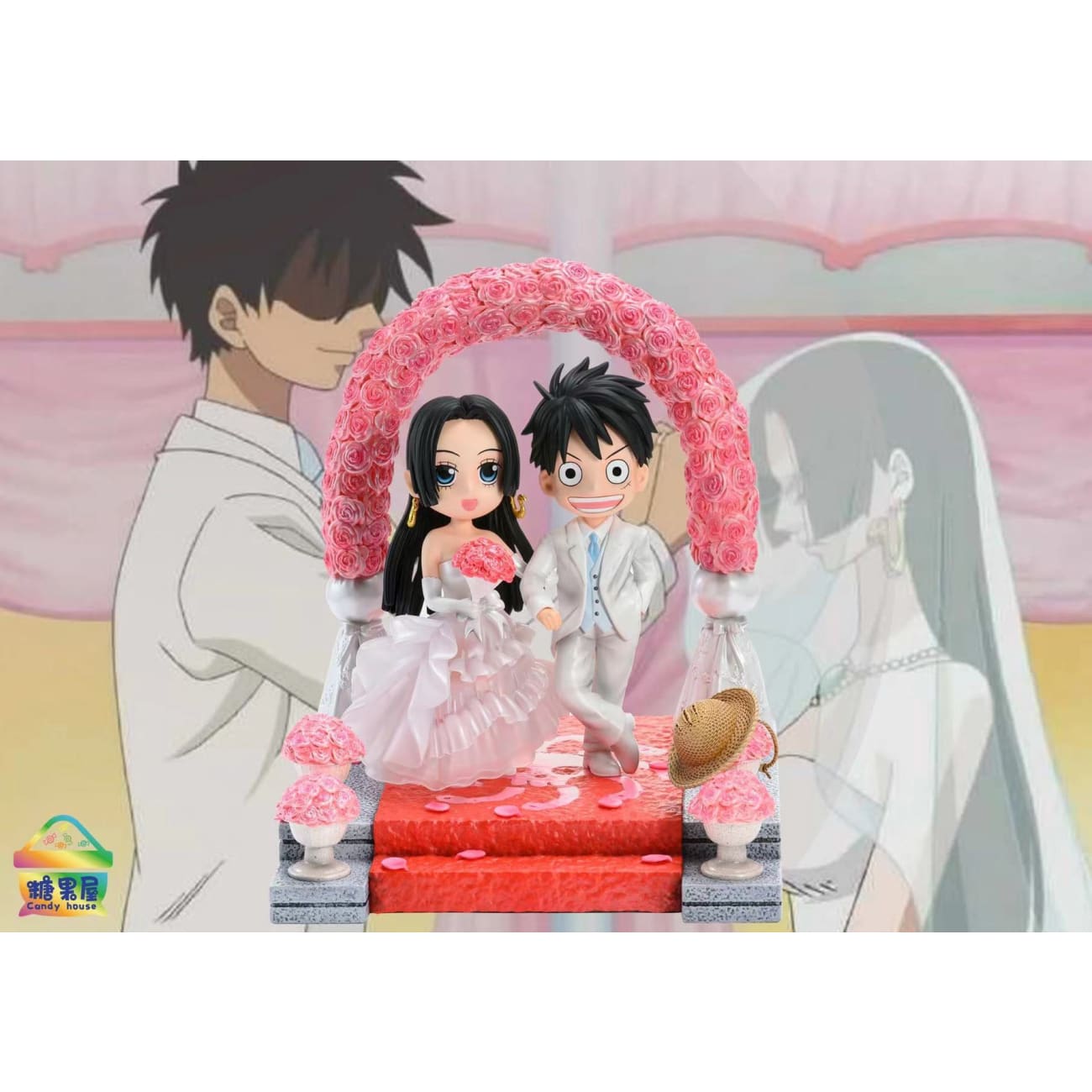 Candy House Studio -  Nezuko and Zenitsu/ Luffy and Boa Hancock