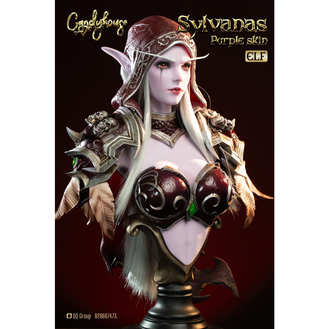 Candy House Studio - Sylvanas Windrunner / Blood Elf Bust [Cast Off][4 Variants]