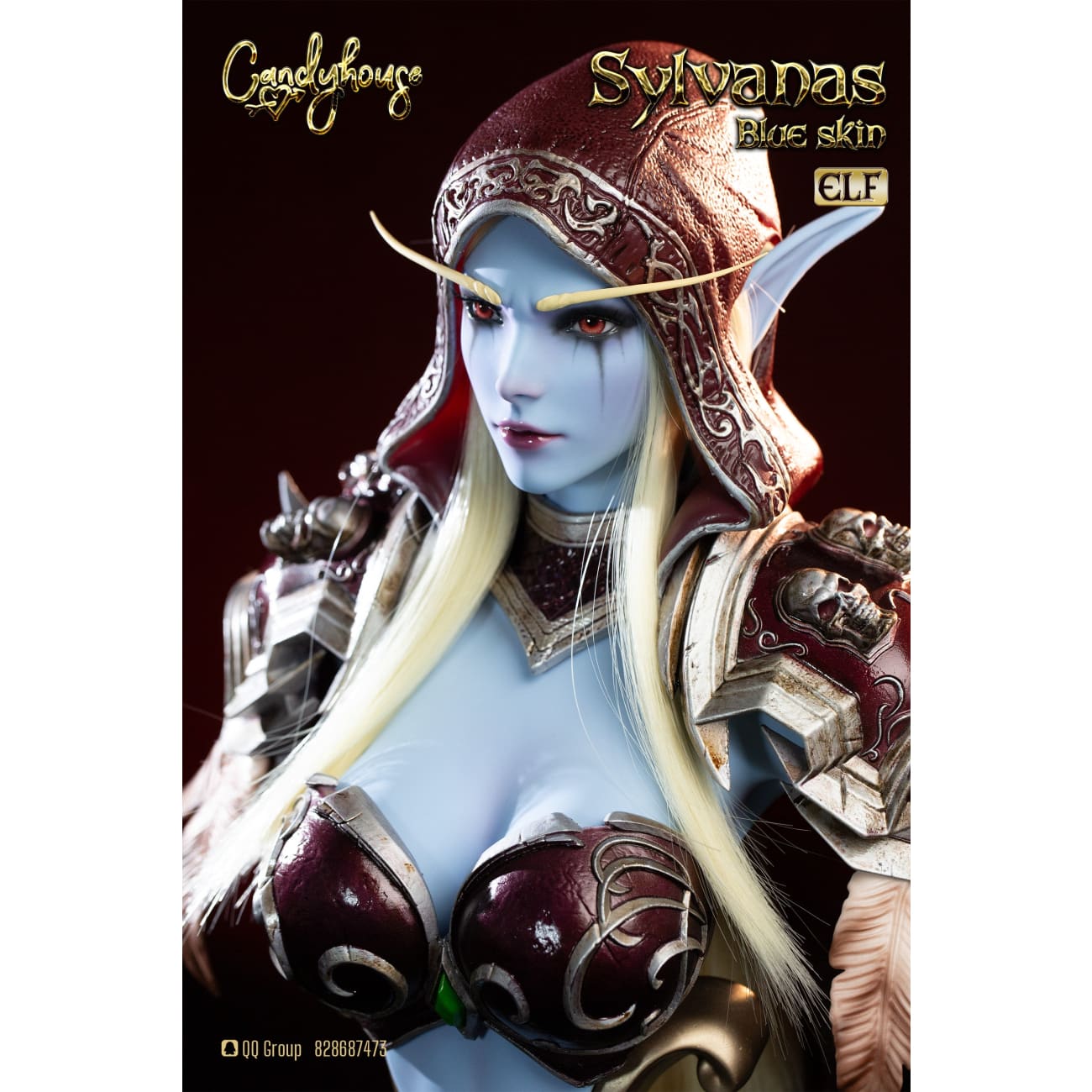 Candy House Studio - Sylvanas Windrunner / Blood Elf Bust [Cast Off][4 Variants]