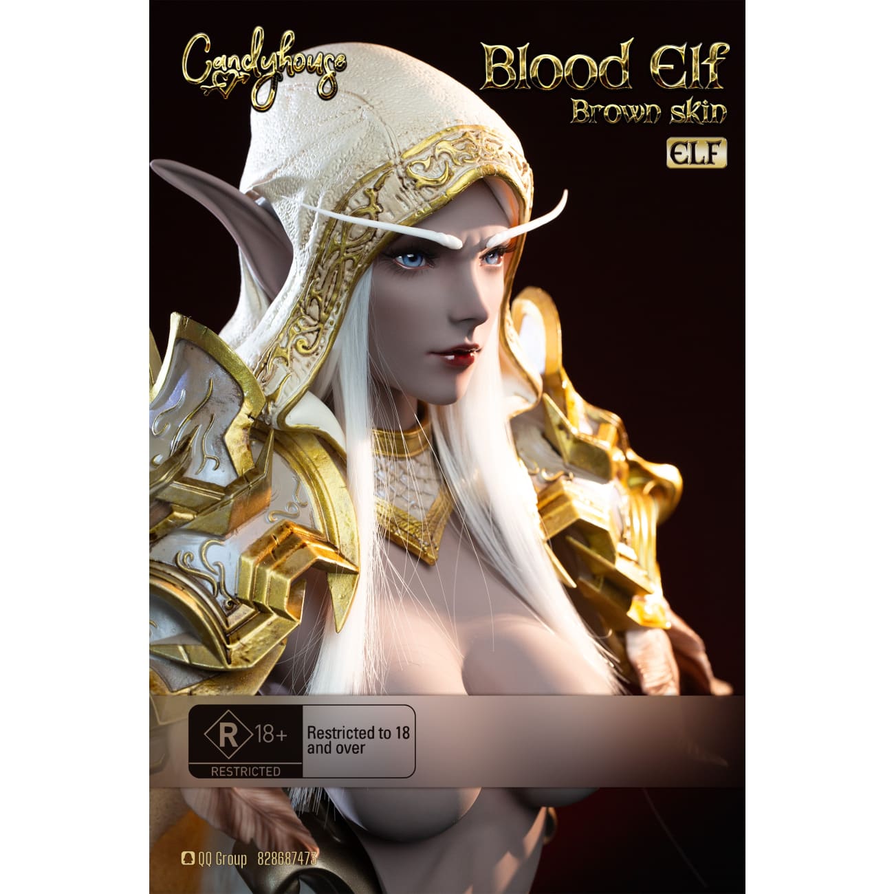 Candy House Studio - Sylvanas Windrunner / Blood Elf Bust [Cast Off][4 Variants]