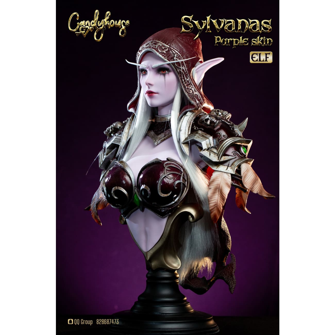 Candy House Studio - Sylvanas Windrunner / Blood Elf Bust [Cast Off][4 Variants]