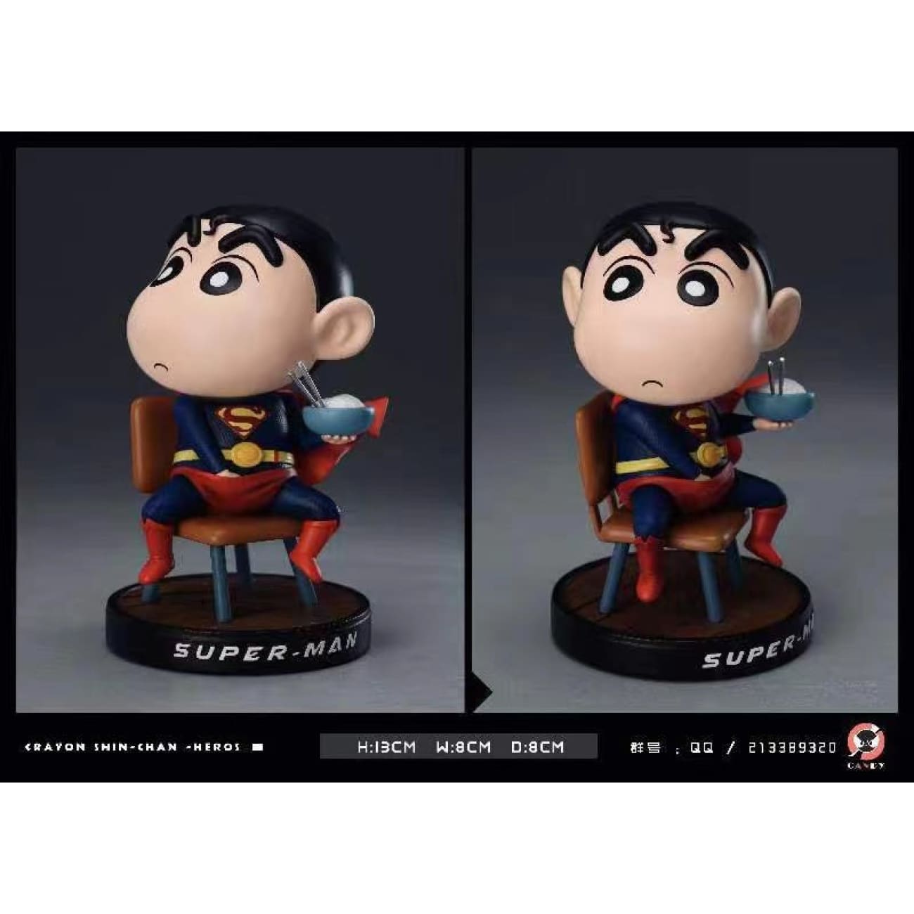 Candy Studio - Shin Chan Cosplay Spider-Man (A) / Superman (B) / Captain America (C) / Set of Three 
