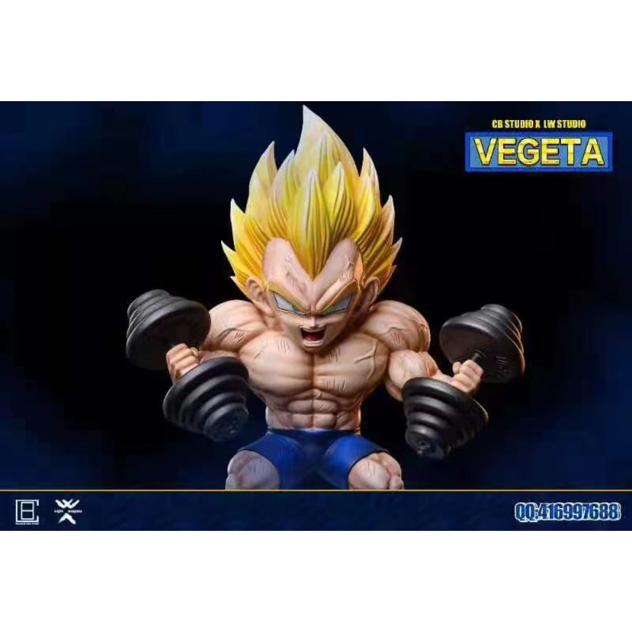 CB Studio X LW Studio - Vegeta with Dumbbell