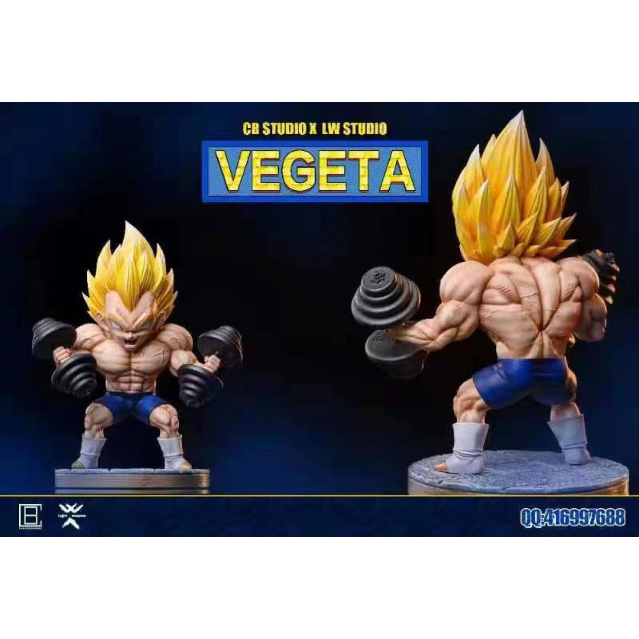 CB Studio X LW Studio - Vegeta with Dumbbell