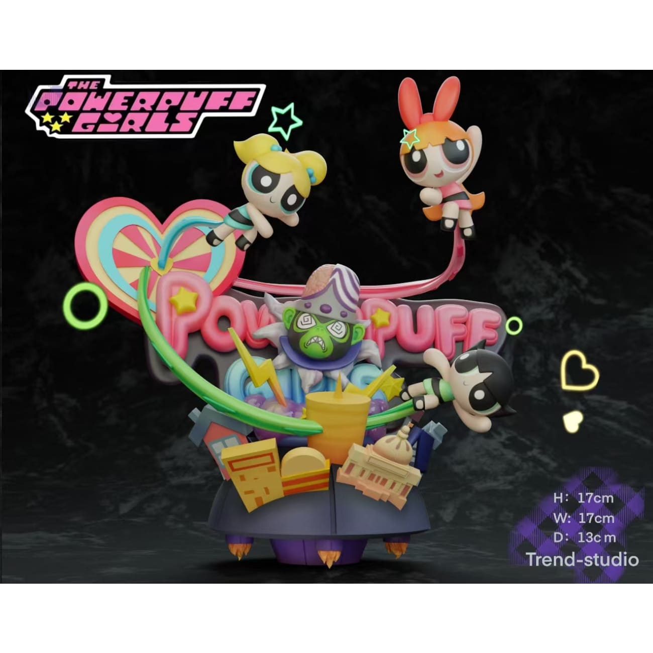 Chao She Studio - The Powerpuff Girls vs Mojo Jojo [2 Variants]
