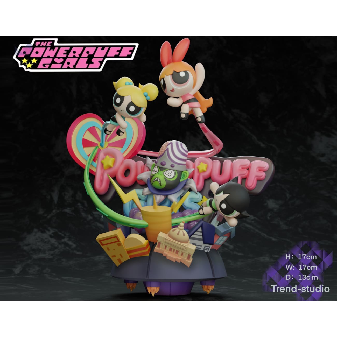 Chao She Studio - The Powerpuff Girls vs Mojo Jojo [2 Variants]