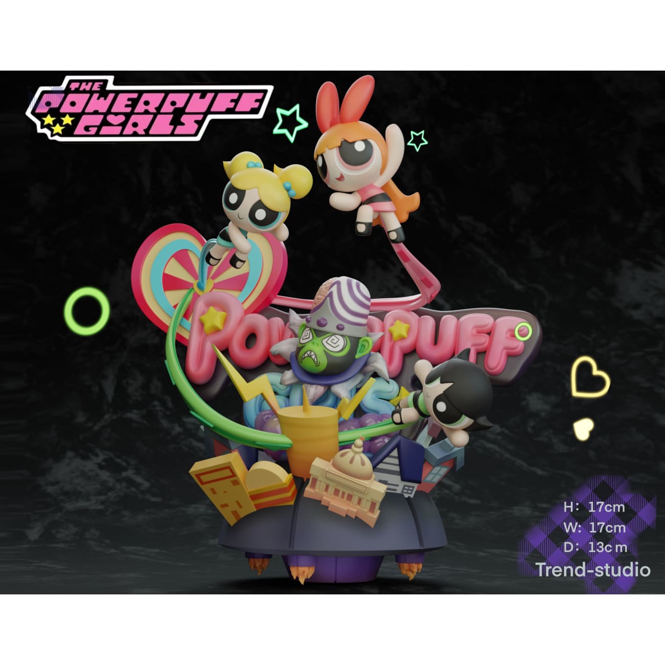 Chao She Studio - The Powerpuff Girls vs Mojo Jojo [2 Variants]