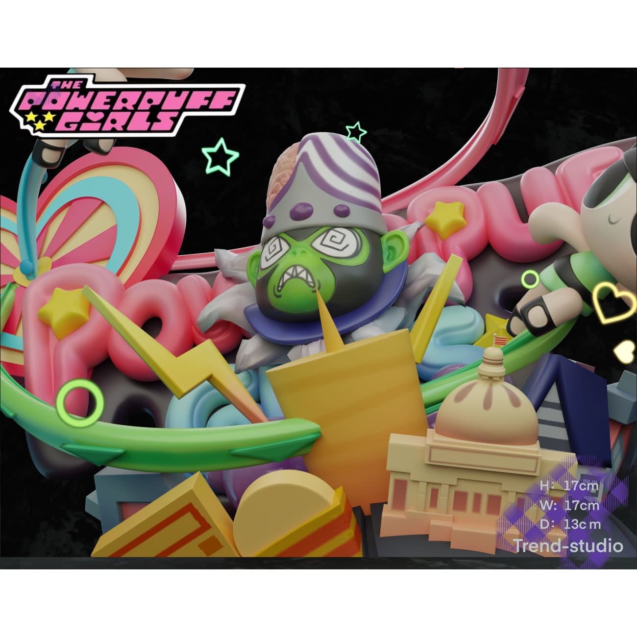 Chao She Studio - The Powerpuff Girls vs Mojo Jojo [2 Variants]