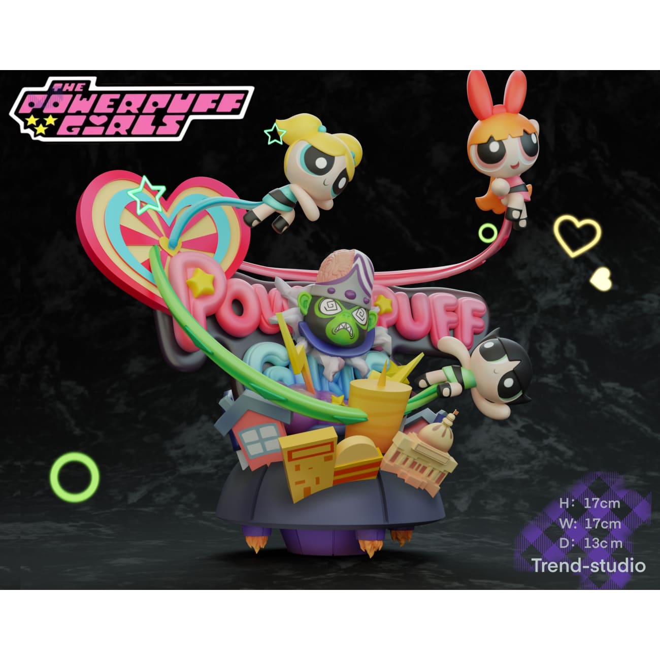 Chao She Studio - The Powerpuff Girls vs Mojo Jojo [2 Variants]