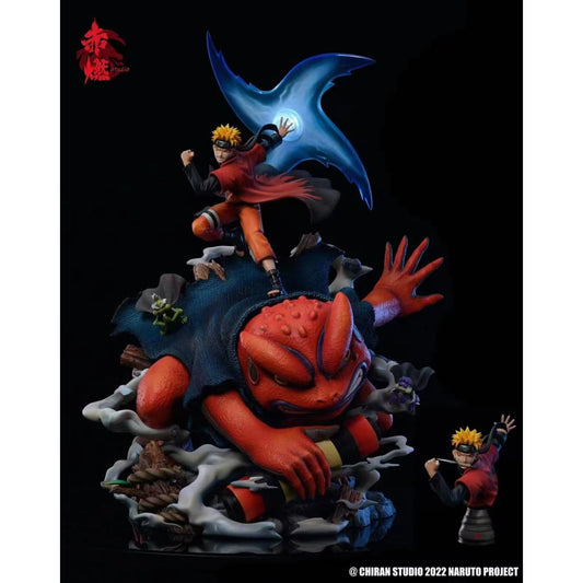 Chi Ran Studio - Uzumaki Naruto and Gamakichi 
