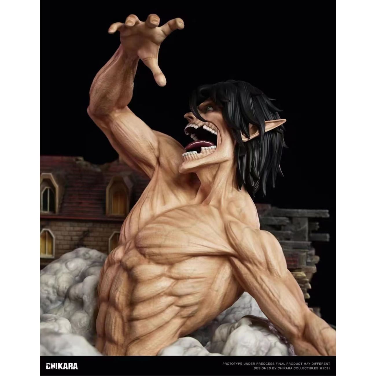 Chikara - Eren Yeager Vs Annie Leonhart Titan Form
