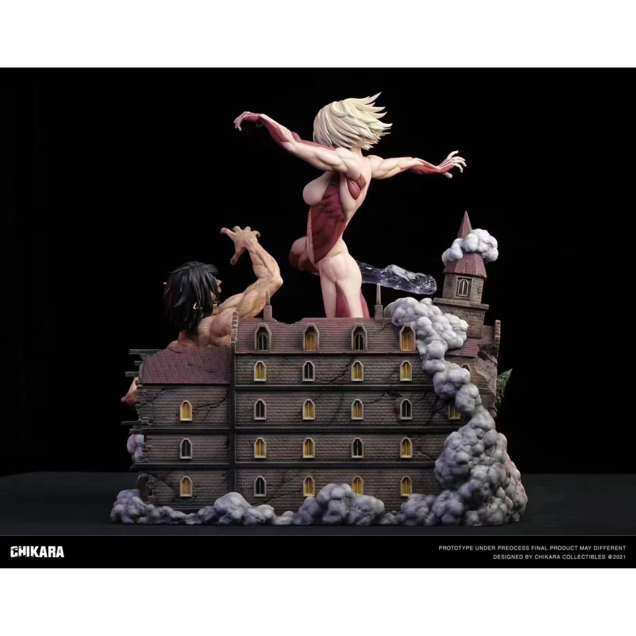 Chikara - Eren Yeager vs Annie Leonhart Titan form