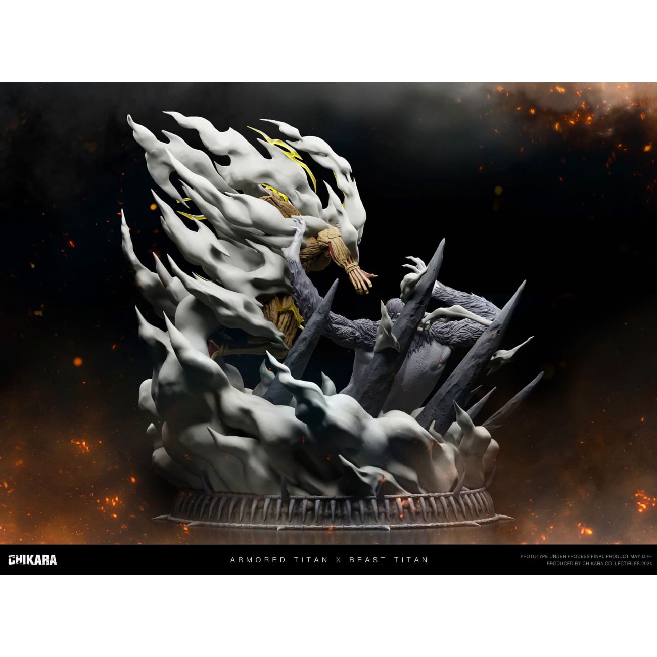 Chikara Studio - Beast Titan vs Armored Titan [4 Variants]