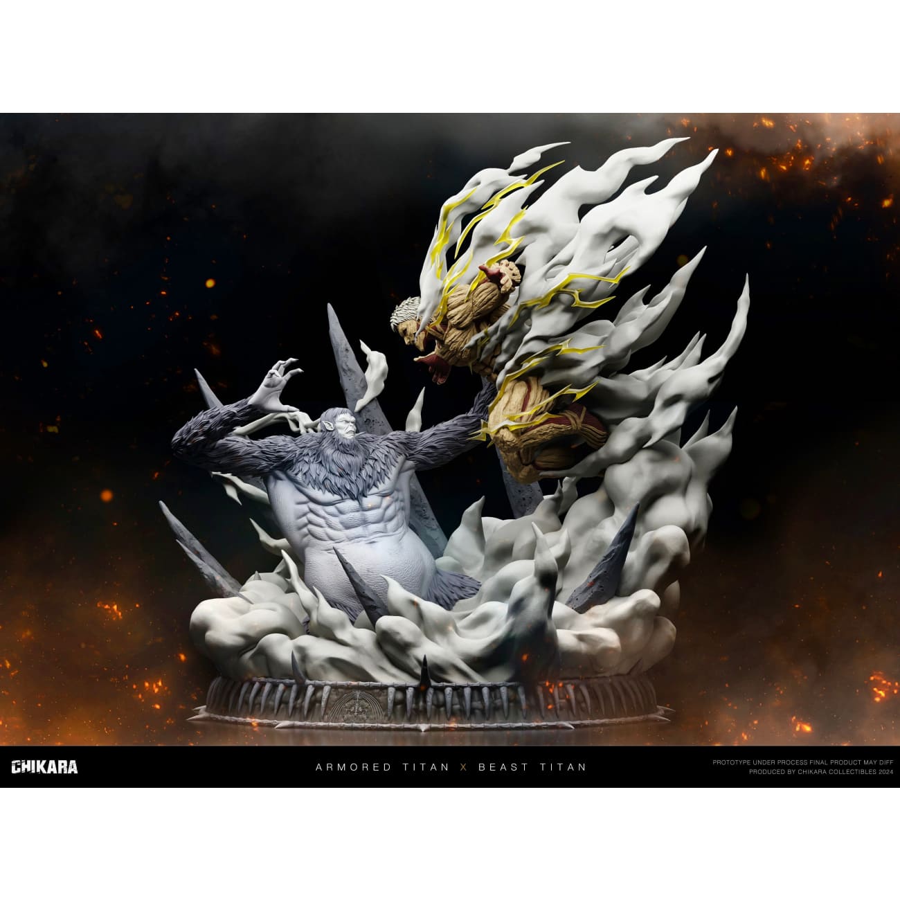 Chikara Studio - Beast Titan vs Armored Titan [4 Variants]