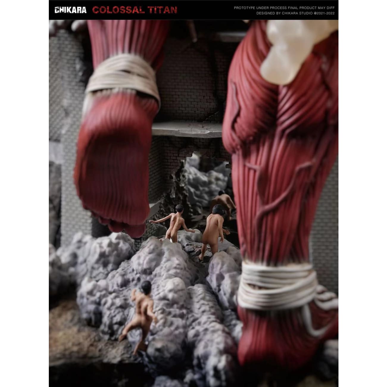 Chikara Studio - Colossal Titan Breaks Wall [4 Variants]