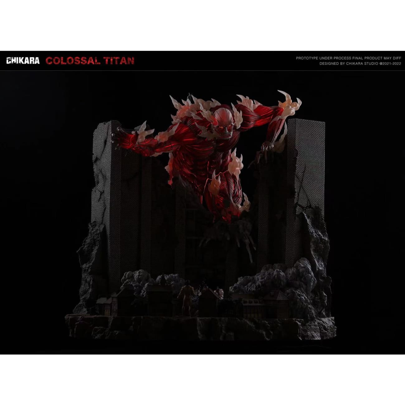 Chikara Studio - Colossal Titan Breaks Wall [4 Variants]