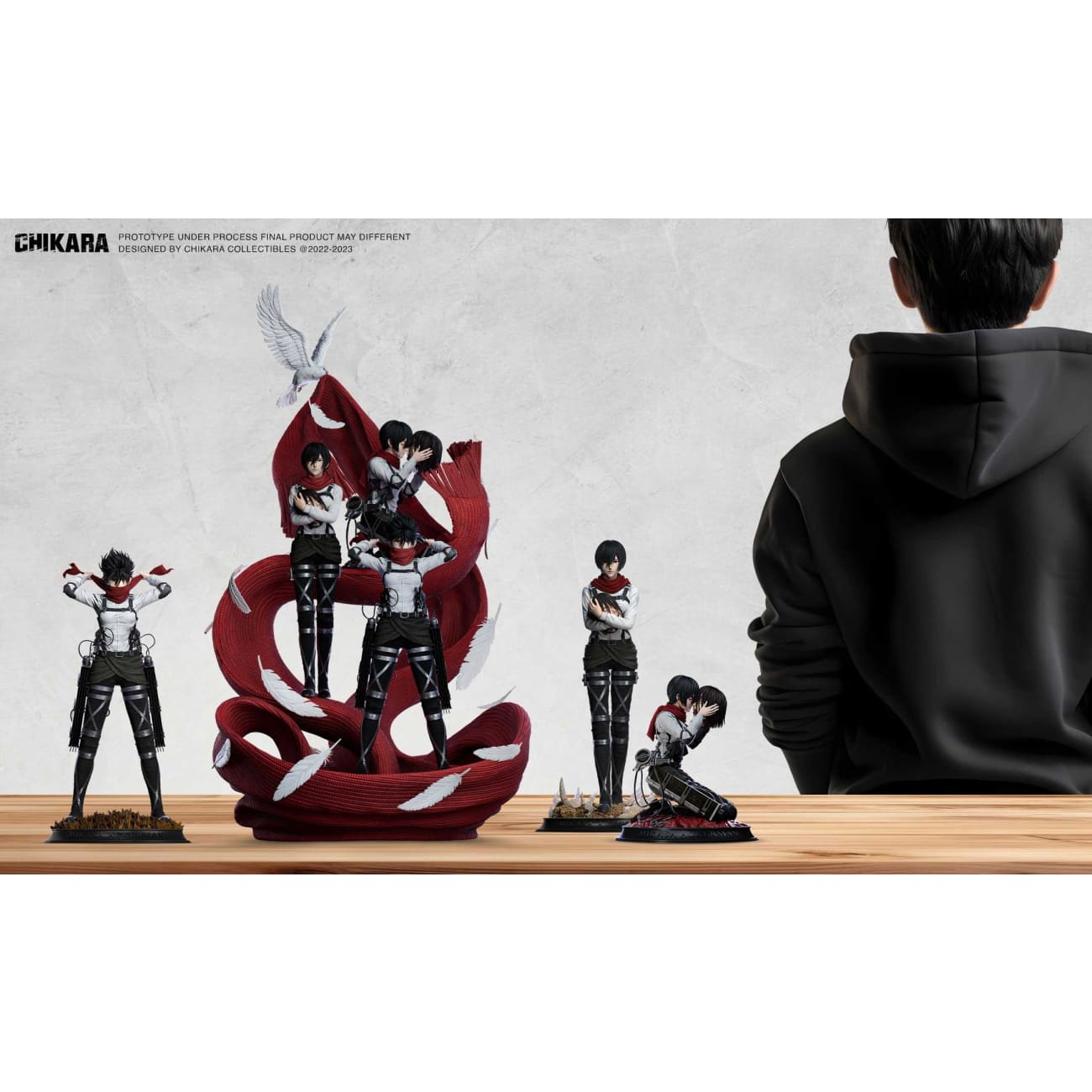 Chikara Studio - Mikasa Ackerman Goodbye Eren Jaeger [4 Variants]