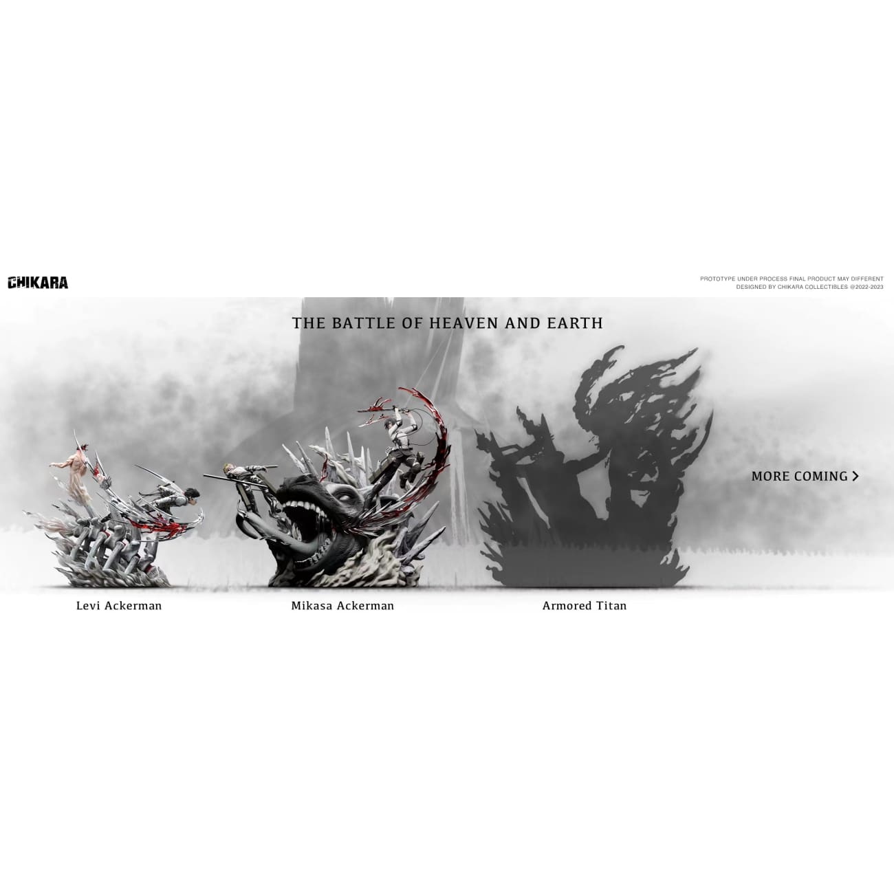 Chikara Studio - Mikasa Ackerman Recapture Armin Arlert [2 Variants]