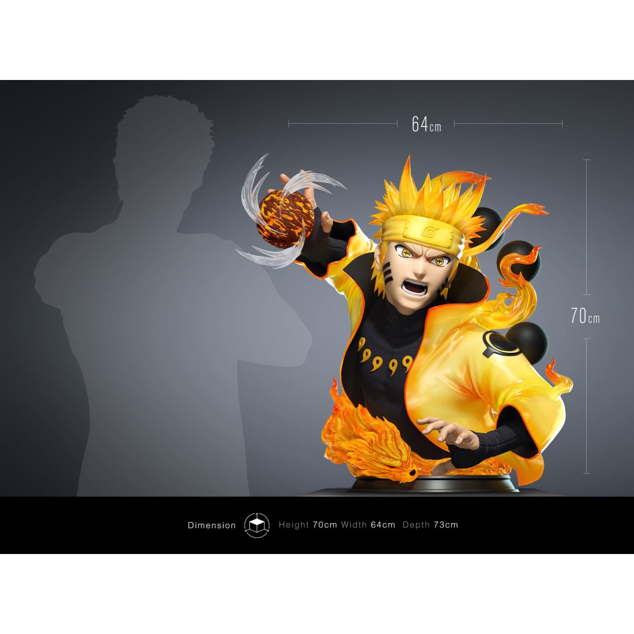 Chikara Studio - Naruto Uzumaki Six Paths Sage Mode Bust [2 Variants]