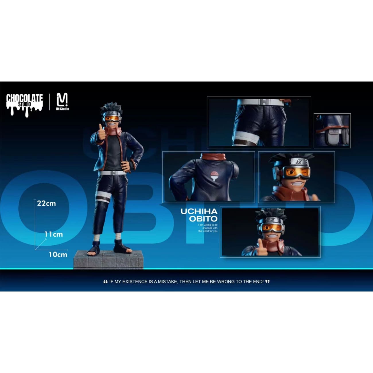Chocolate Studio x LM Studio - Goggles Obito Uchiha