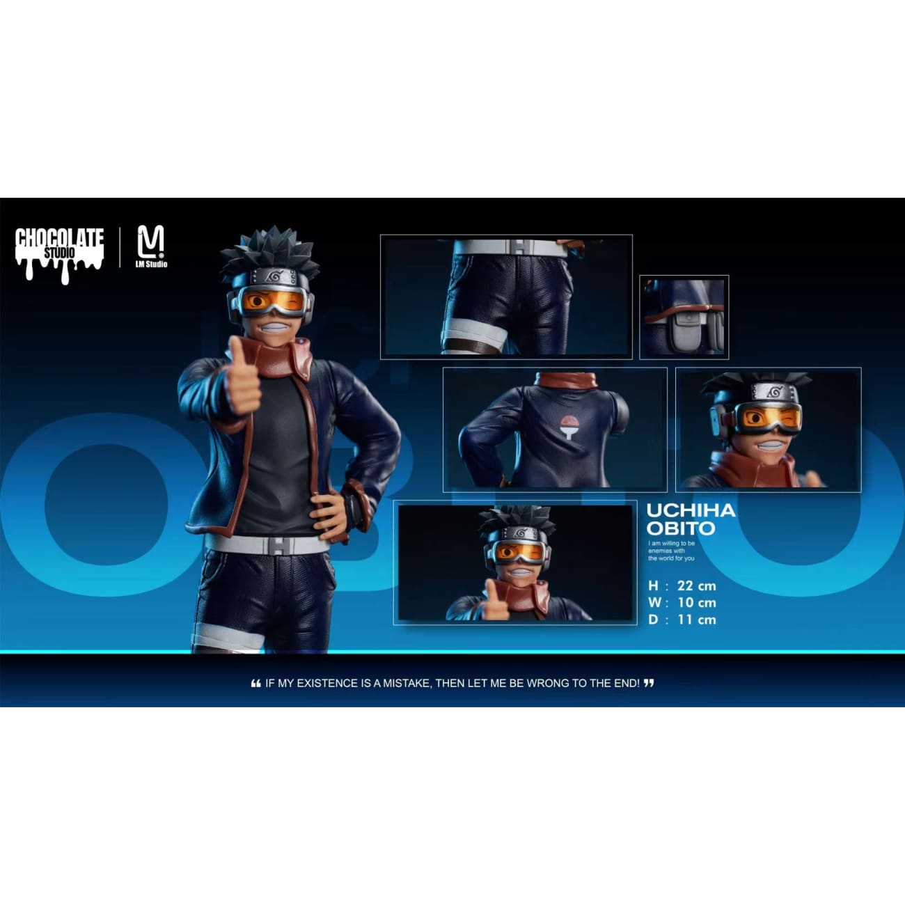 Chocolate Studio x LM Studio - Goggles Obito Uchiha