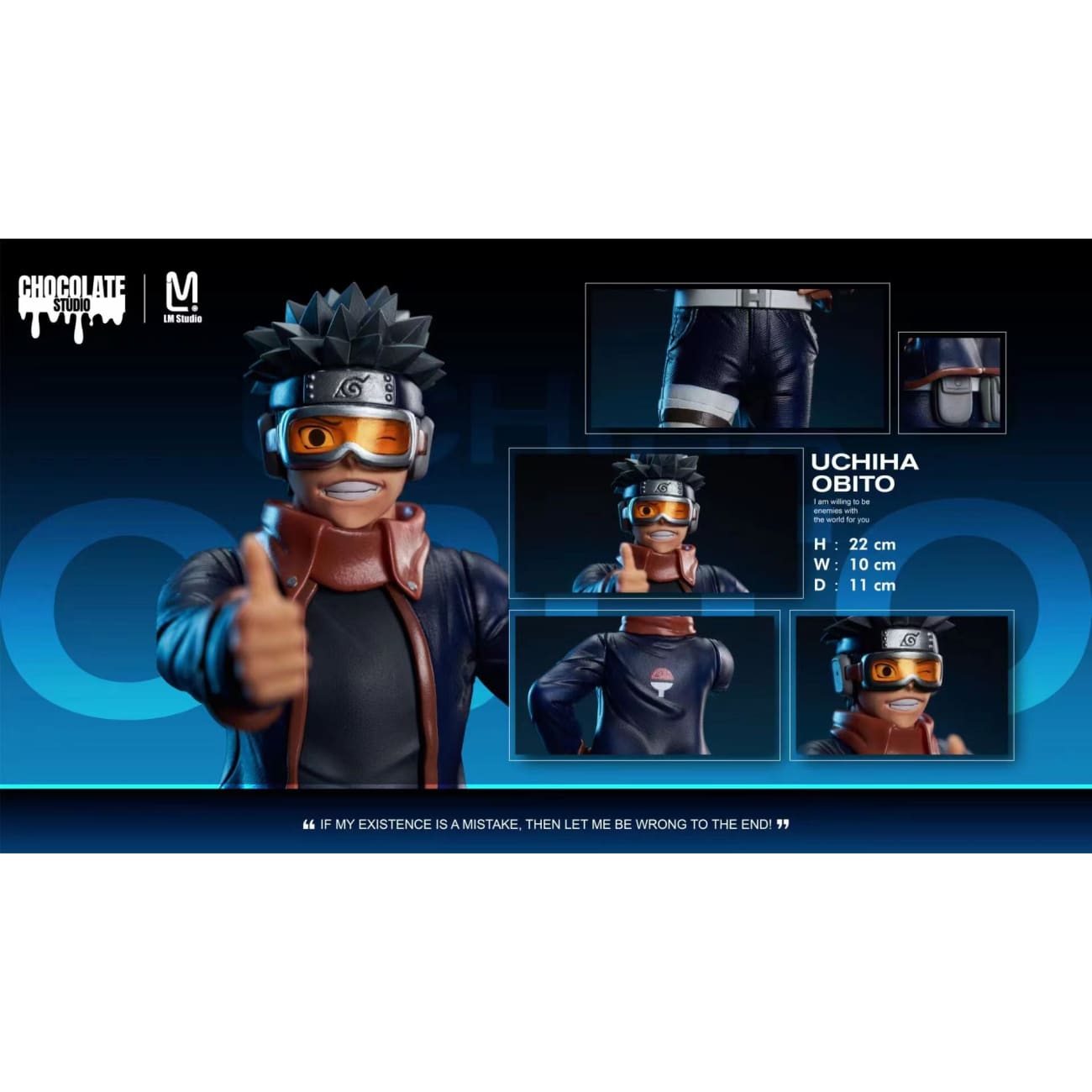 Chocolate Studio x LM Studio - Goggles Obito Uchiha