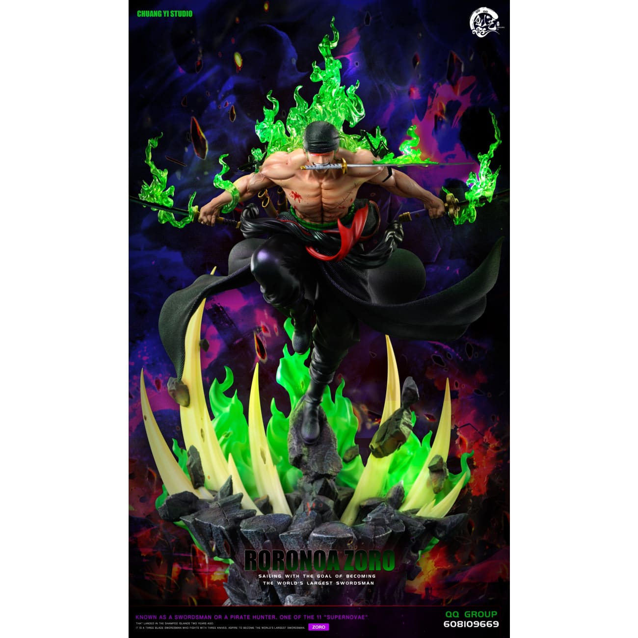 Chuang Yi Studio - Purgatory Ogre Cutter Roronoa Zoro