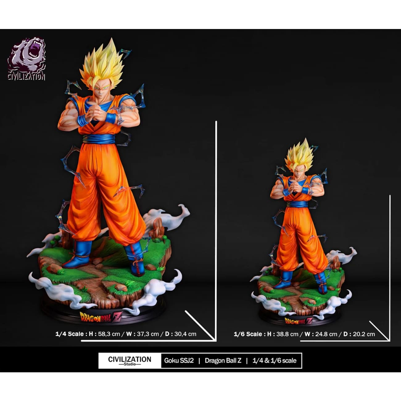 Civilization Studio - Super Saiyan 2 Son Goku [2 Variants]