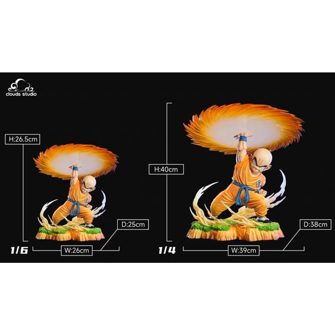 Clouds Studio - Krillin Kienzan [Anime Version/ Manga Version]