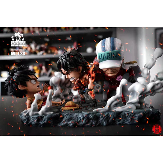 Cola Studio - Monkey D. Luffy, Ace and Akainu Last Fight [SD]