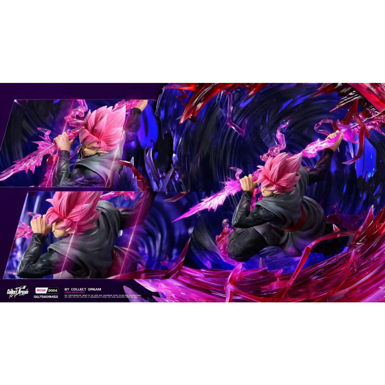 Collect Dream Studio - Super Saiyan Rose Goku Black