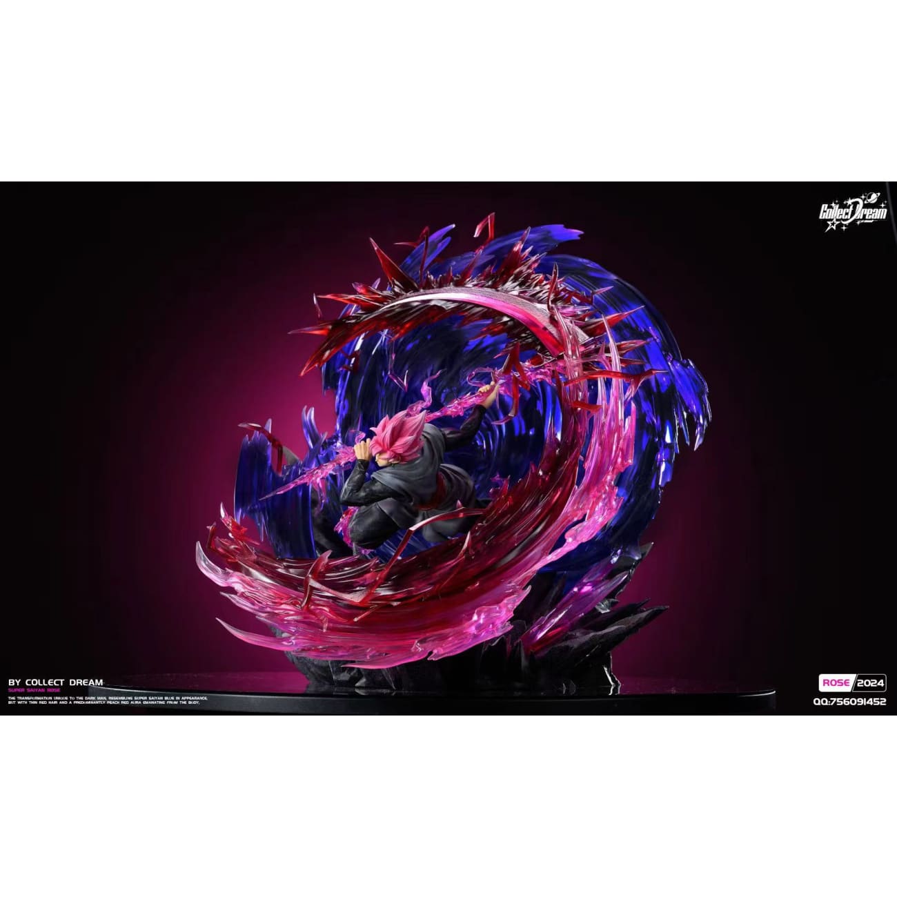 Collect Dream Studio - Super Saiyan Rose Goku Black