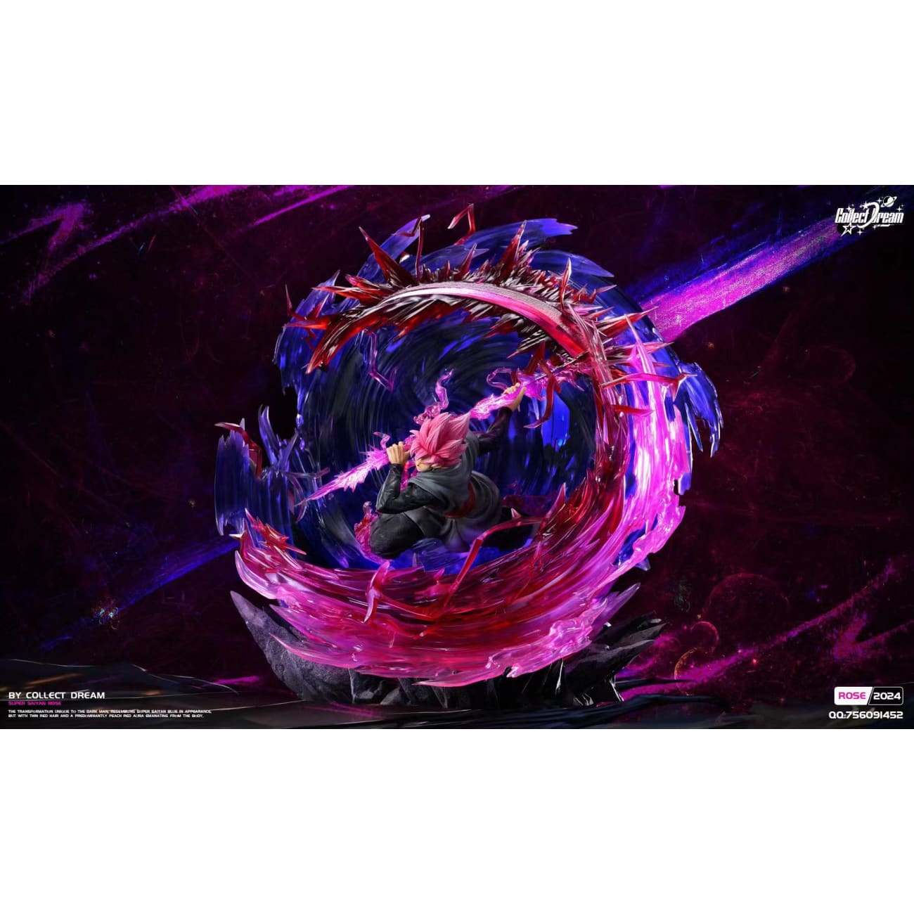 Collect Dream Studio - Super Saiyan Rose Goku Black
