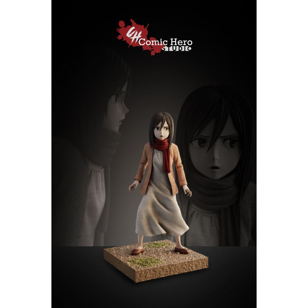 Comic Hero Studio - Childhood Mikasa Ackerman