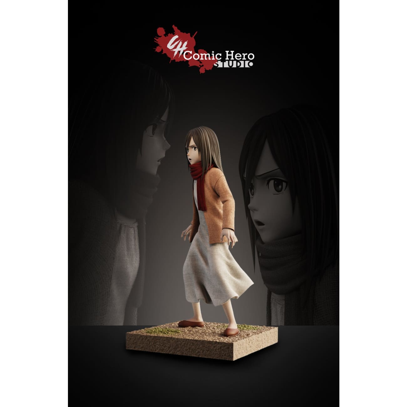 Comic Hero Studio - Childhood Mikasa Ackerman